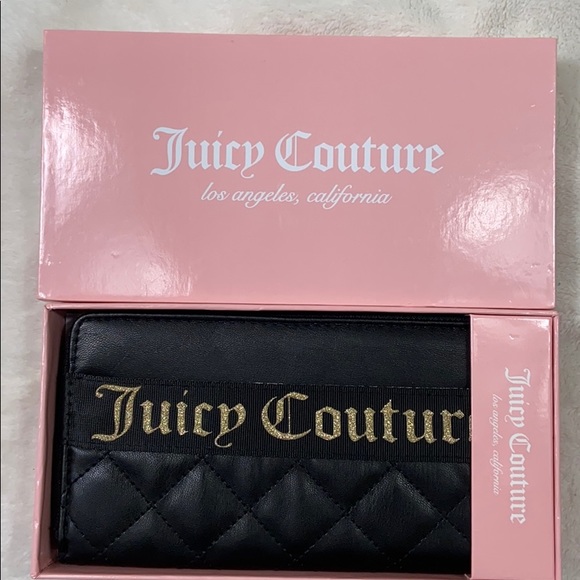 [ JUICY ] Black Quilted Wallet - Picture 6 of 6